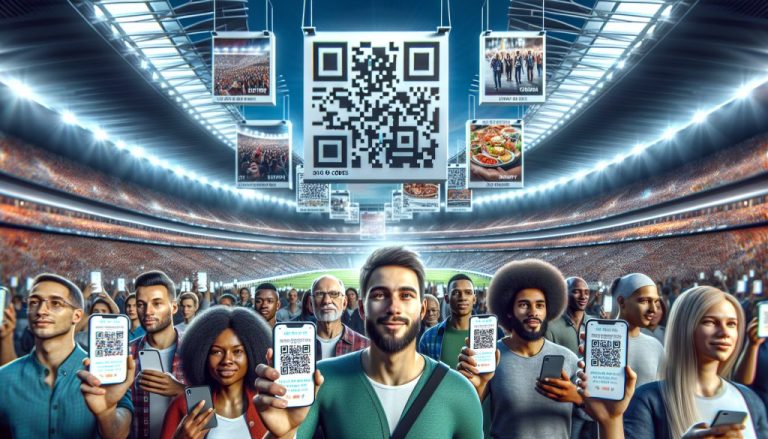 codigos qr en estadios y recintos feriales integracion instantanea para visitantes