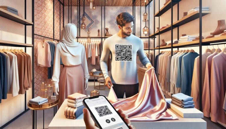 codigos qr en tela potencial ilimitado y simplificado en la moda actual