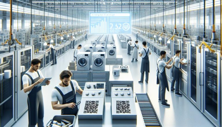 disfruta de la eficiencia en la fabricacion de electrodomesticos con codigos qr