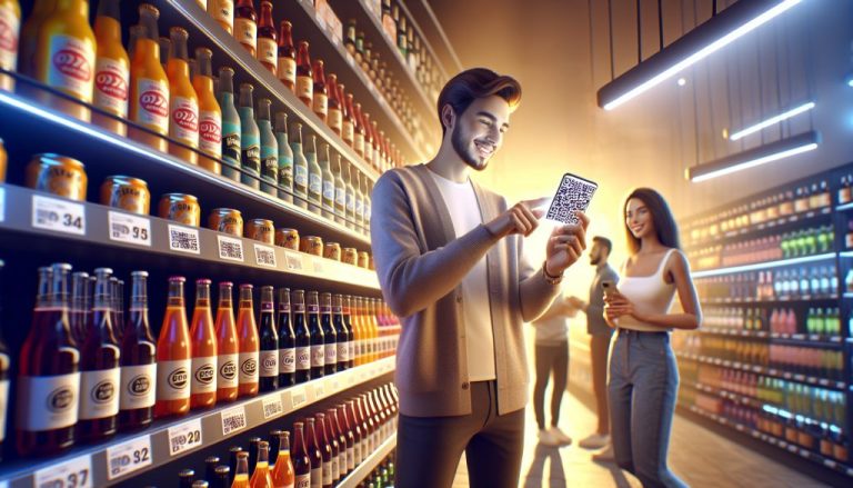 mejora el acceso y compromiso nueva experiencia con botellas y codigos qr