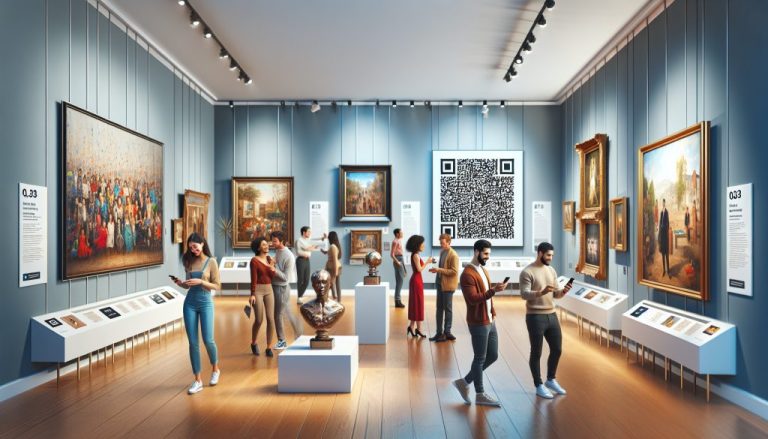 mejora la experiencia en galerias de arte con codigos qr