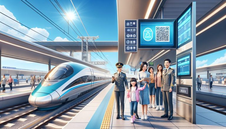 viaje agradable domina los codigos qr para el ferrocarril