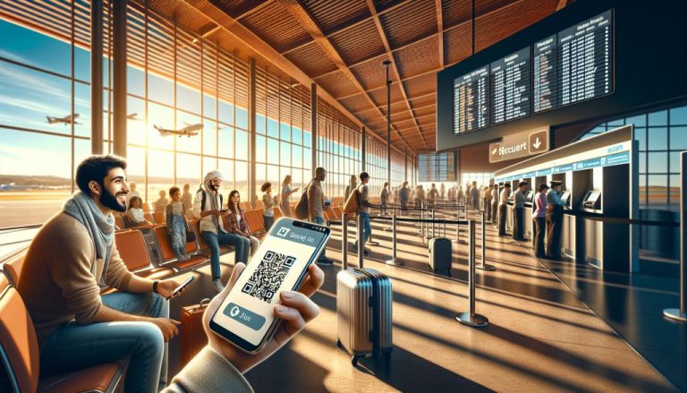 viaje moderno codigos qr para agilizar tus vuelos
